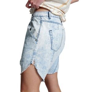 One Teaspoon Acid Wash Lightweight Harem Shorts(Size 28)